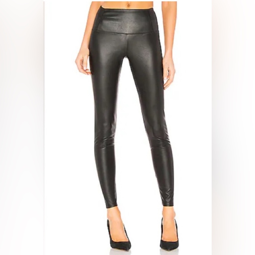 David Lerner | Leather Leggings | Small